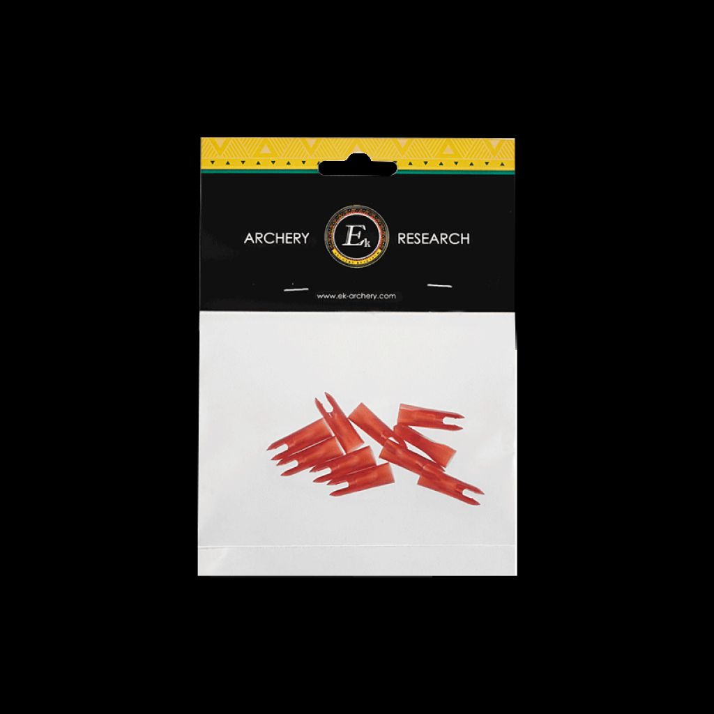 EK Archery Glue-in Nock for all Fiberglass Arrows - 10 Pack