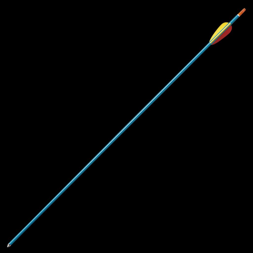 Man Kung 29" aluminium bow arrow - Blue (7.6mm)