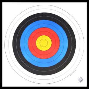 Man Kung paper target face FITA