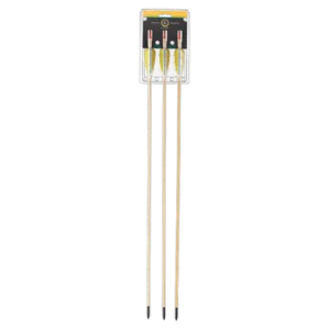 EK Archery 30" Natural Feather Wooden Arrows x120