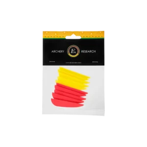 EK Archery Yellow/Red Vanes 2.5" - Pack of 10