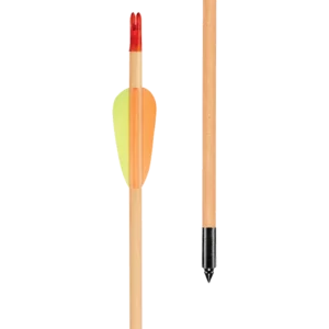 EK Archery 29" Target Wooden Arrow x5 - Black Point