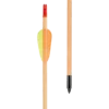 EK Archery 30" Target Wooden Arrow x5 - Black Point